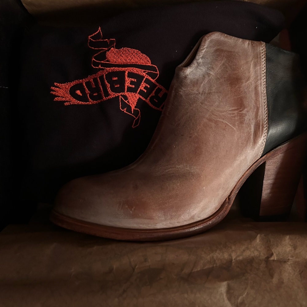 Freebird Brand-Detroit Taupe Ankle Boots